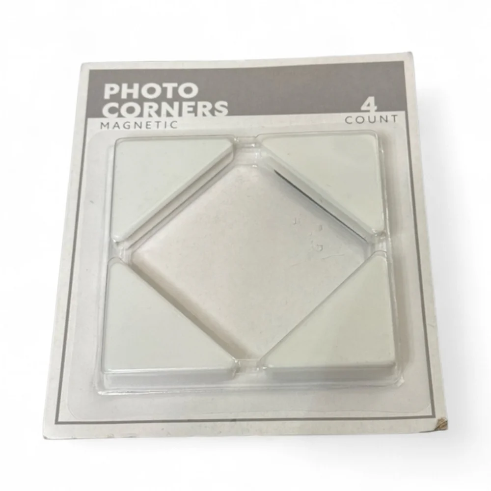 White Shadow Box Frame with Magnetic Photo Corners